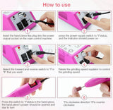 PROFESSIONAL ELECTRIC NAIL FILE DRILL Manicure Tool Pedicure Machine Set kit